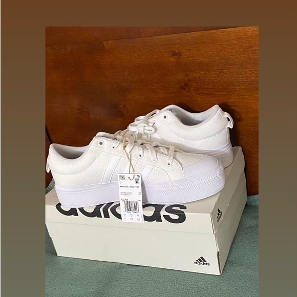 adidas Shoes - Adidas White Platform Women's Sneakers